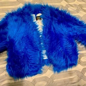 Faux fur jacket